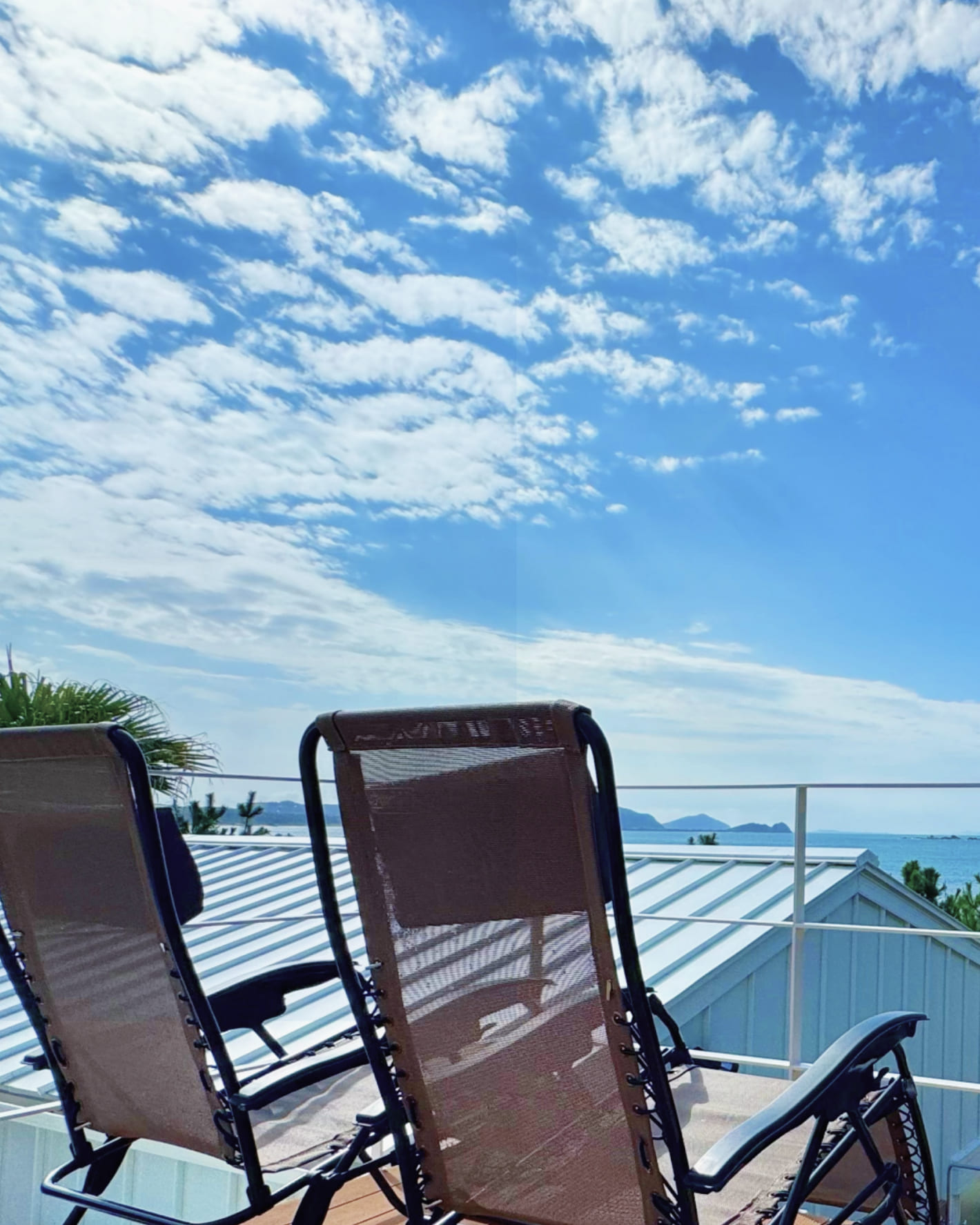 ヴィラから見える風景写真